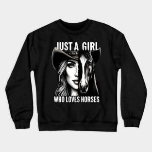 Majestic Elephant-Mother Who Loves Horses Crewneck Sweatshirt